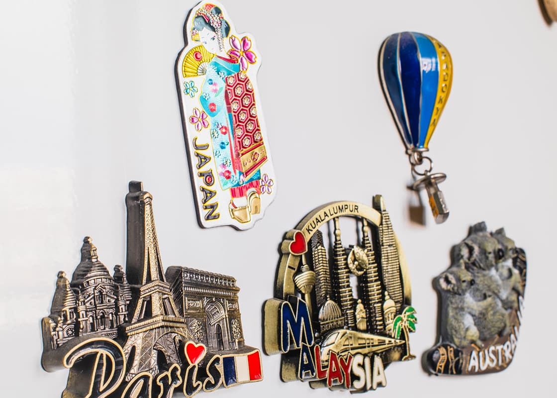 訪日外国人向け記念マグネット事業