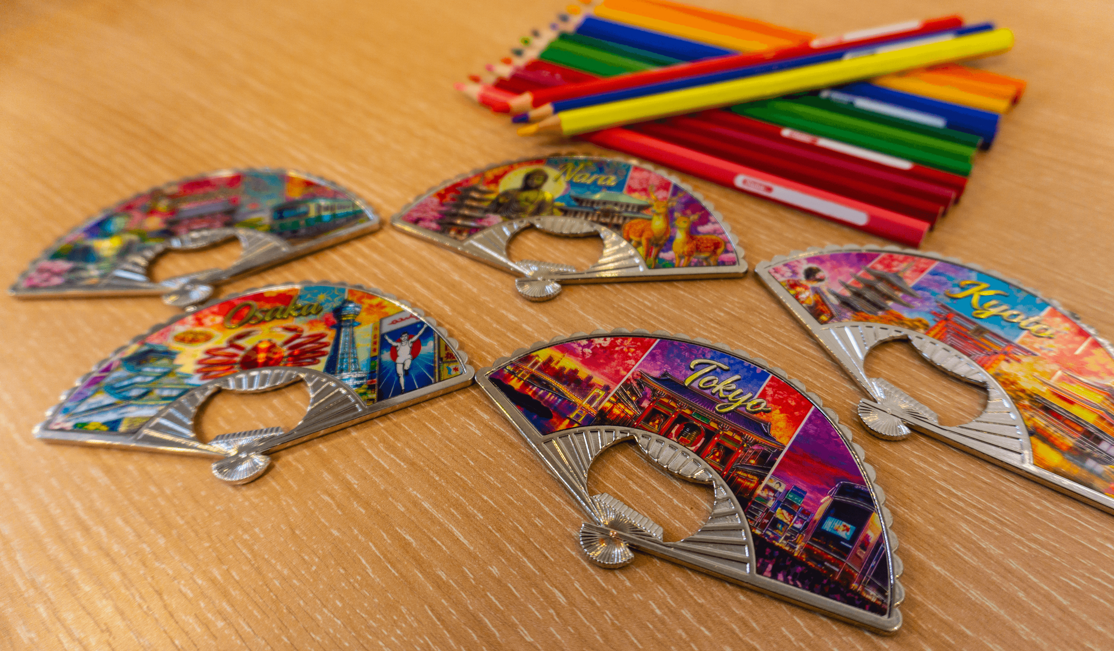 Japan Sensu Metal Magnet Series
ジャパン・扇子メタルマグネットシリーズ